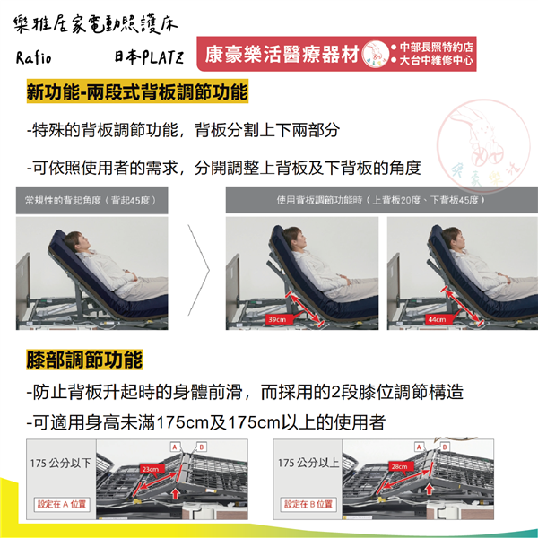 日本PLATZ Rafio樂雅居家電動照護床 03_工作區域 1.png